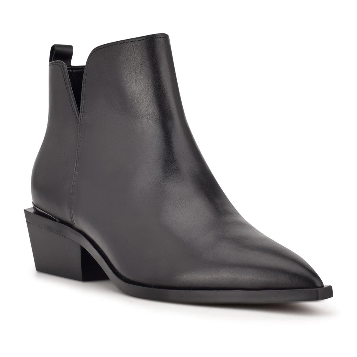 Bottines Nine West Yerly Pointy Embout Femme Noir | 1073KJNVP