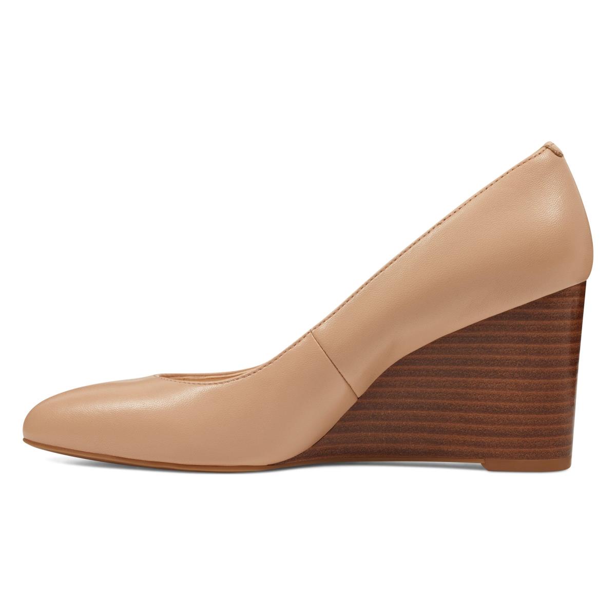 Compensées Nine West Jazzin Almond Embout Femme Beige | 4693KBLOP