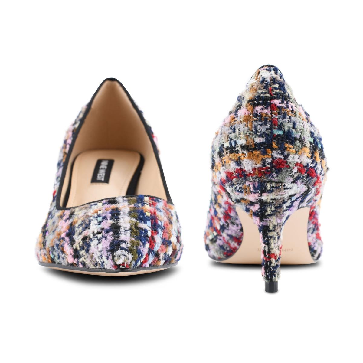 Escarpins Nine West Arlene Pointy Embout Femme Bleu Multicolore | 7904HNGUZ