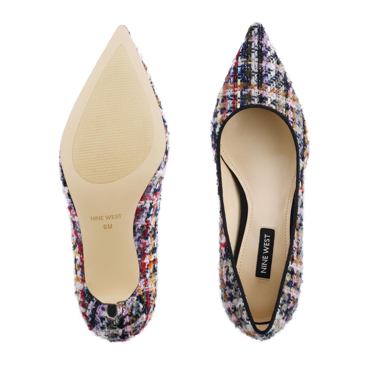 Escarpins Nine West Arlene Pointy Embout Femme Bleu Multicolore | 7904HNGUZ