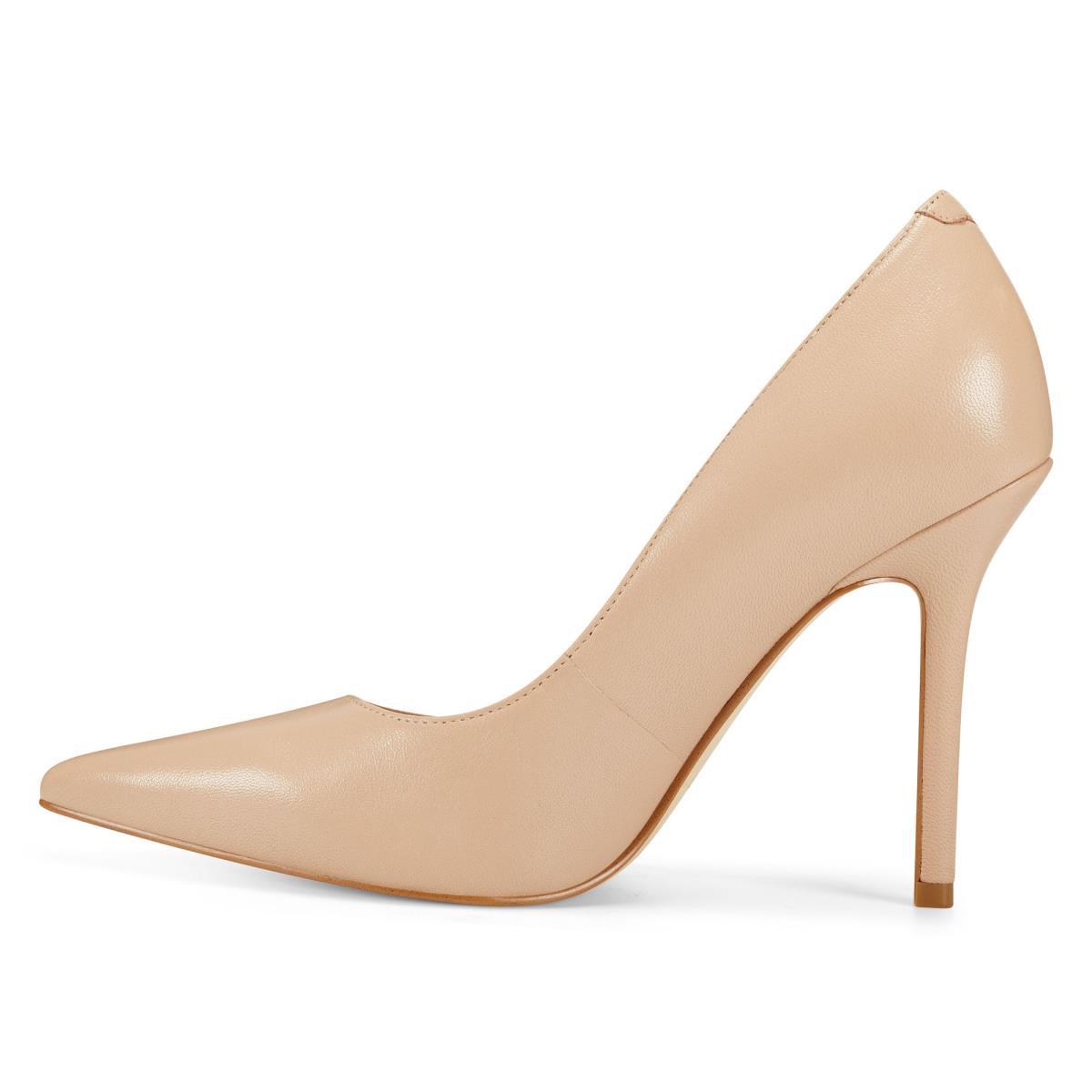 Escarpins Nine West Bliss Pointy Embout Femme Beige Clair | 4728KUAGC