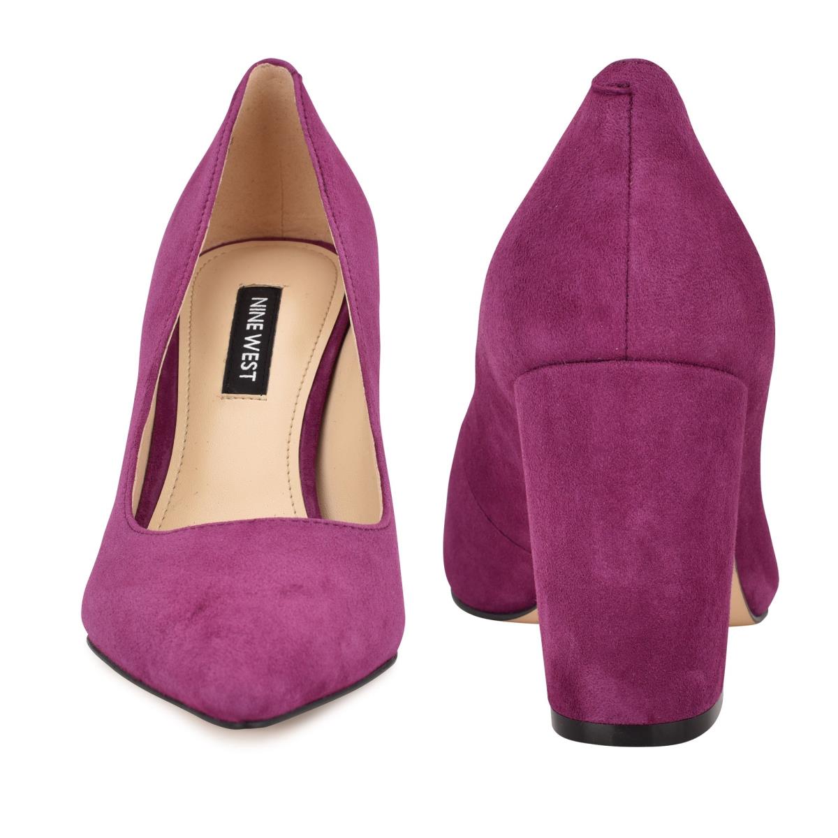 Escarpins Nine West Cara Robe Femme Violette | 7160AYMOE