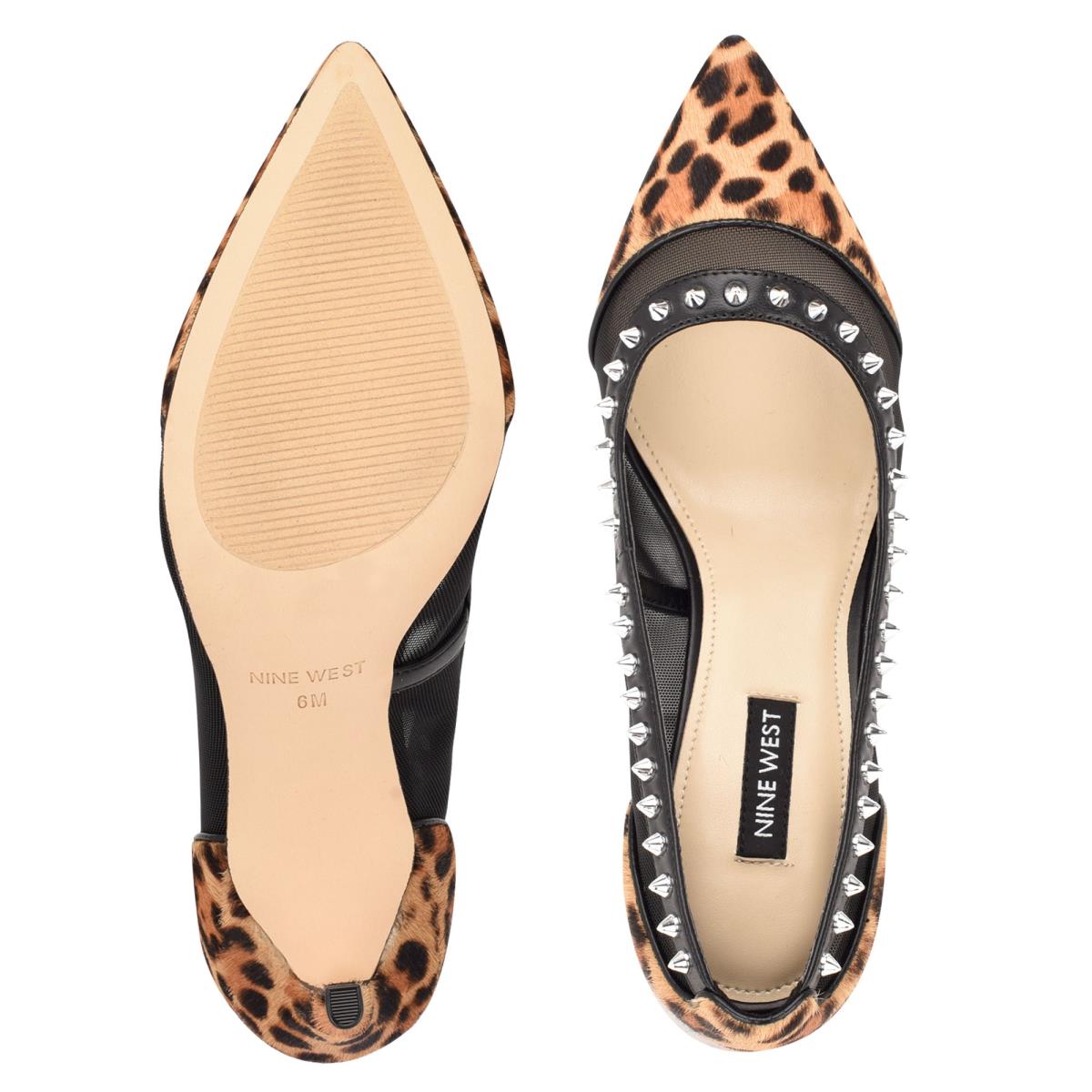 Escarpins Nine West Erian Pointy Embout Femme Leopard | 0498ZJONF