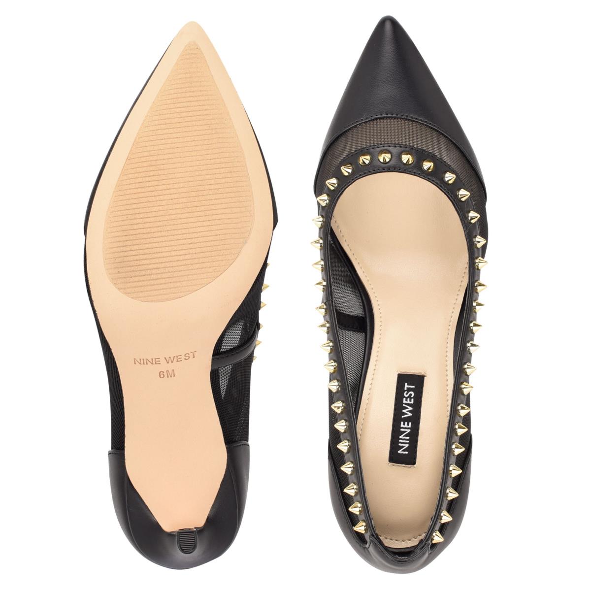 Escarpins Nine West Erian Pointy Embout Femme Noir | 5263LUWBO