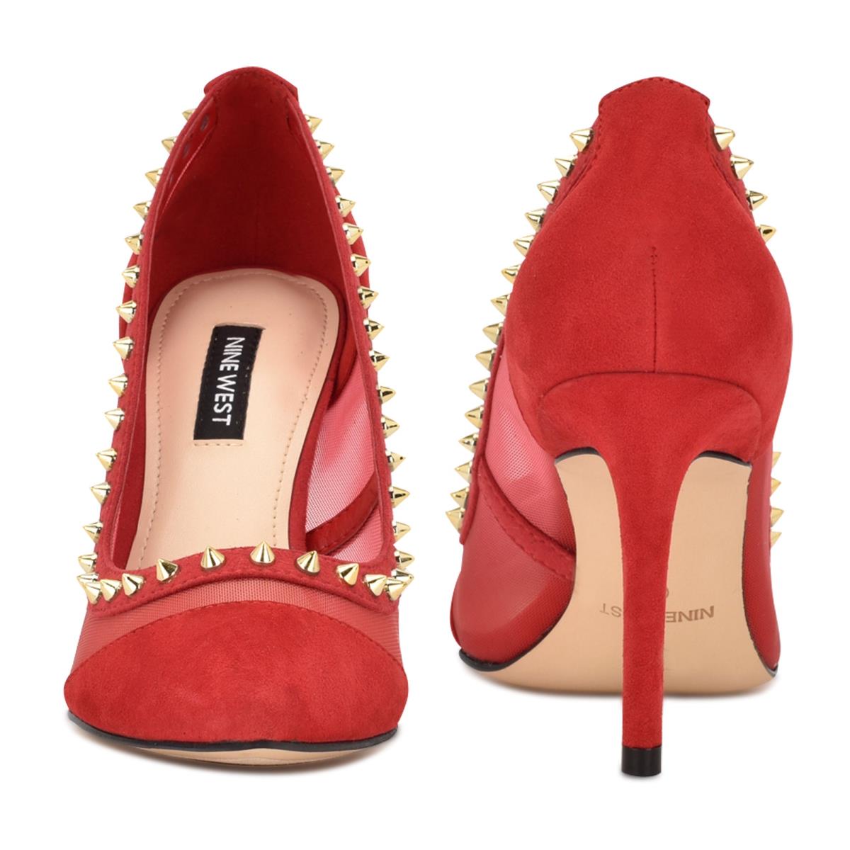 Escarpins Nine West Erian Pointy Embout Femme Rouge | 8927QRXDC