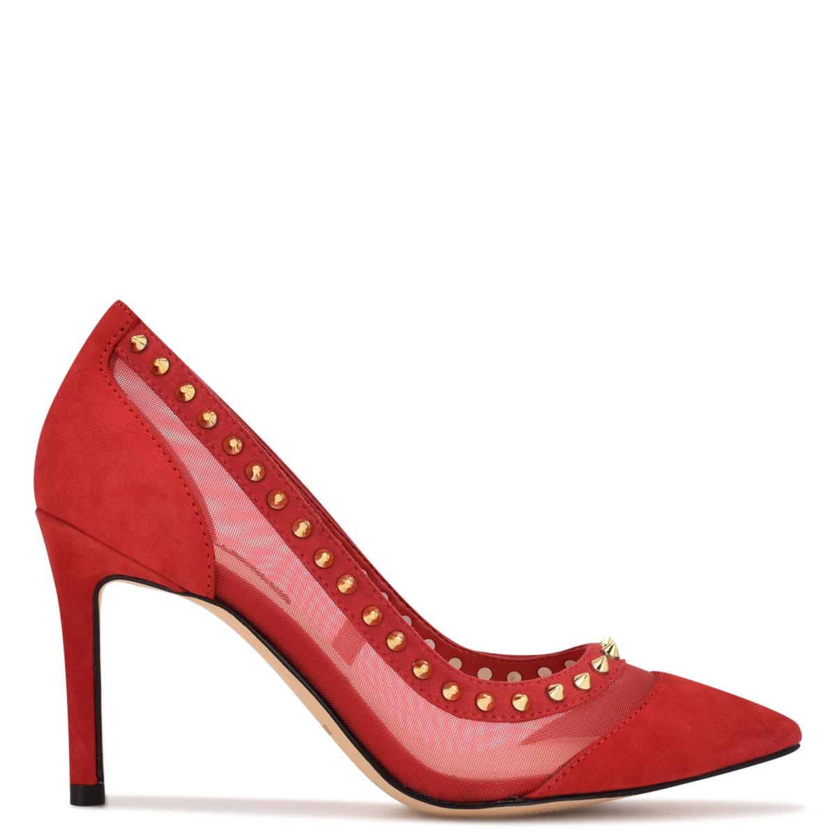 Escarpins Nine West Erian Pointy Embout Femme Rouge | 8927QRXDC