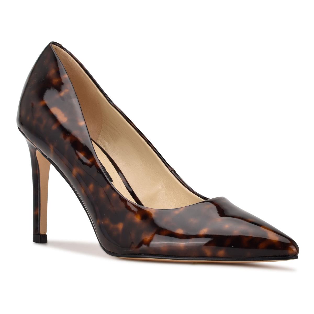 Escarpins Nine West Ezra Pointy Embout Femme Cafe | 0257CBZON