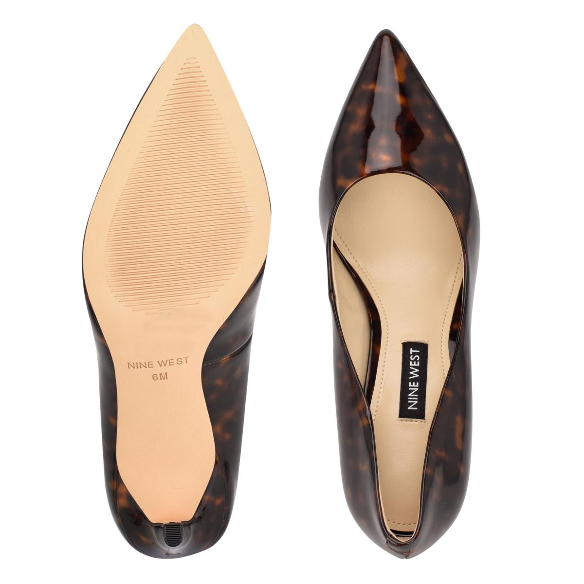 Escarpins Nine West Ezra Pointy Embout Femme Cafe | 0257CBZON