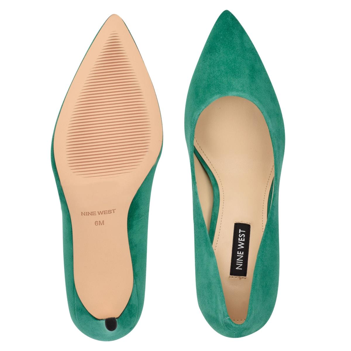 Escarpins Nine West Ezra Pointy Embout Femme Vert | 3745OVBLG