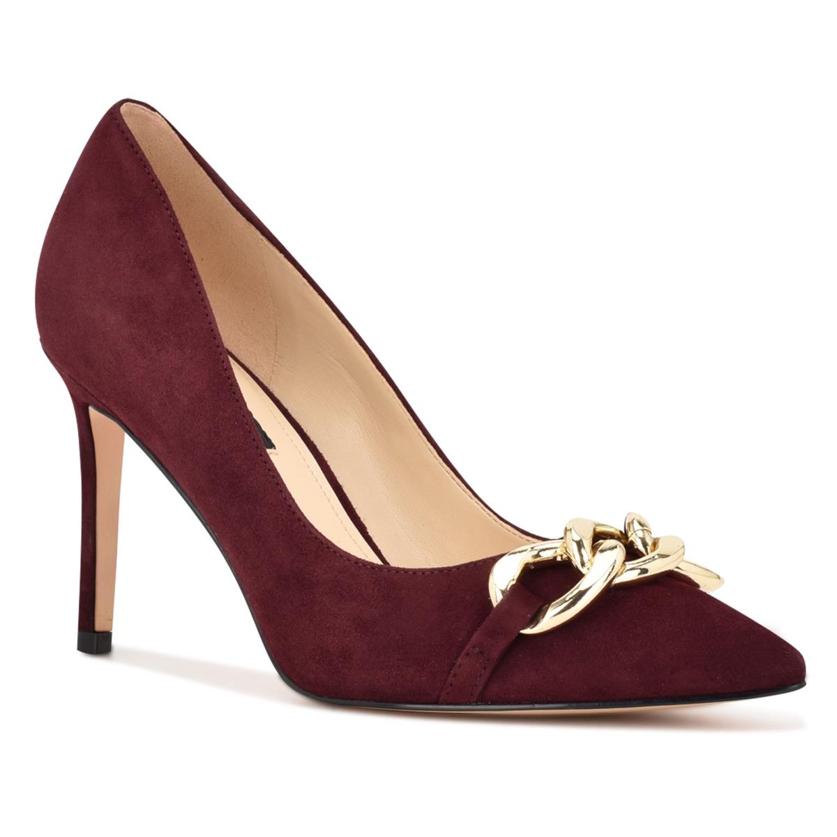 Escarpins Nine West Ezzie Pointy Embout Femme Bordeaux | 3681THJKD