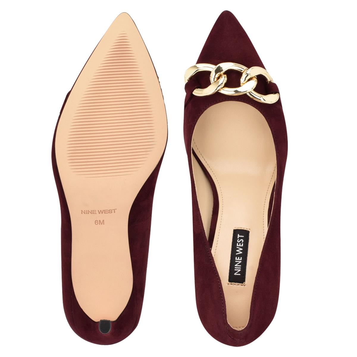 Escarpins Nine West Ezzie Pointy Embout Femme Bordeaux | 3681THJKD