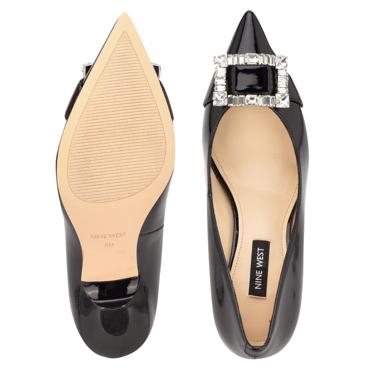 Escarpins Nine West Helyn Pointy Embout Femme Noir | 5069MCINP