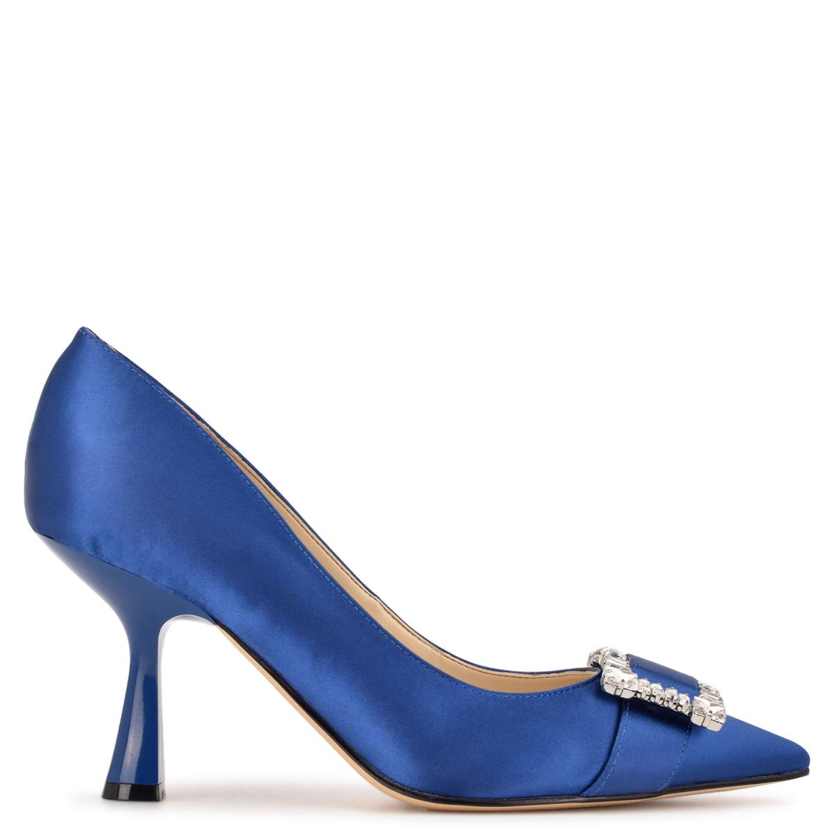 Escarpins Nine West Helyn Pointy Embout Femme Bleu | 6982VYEOL