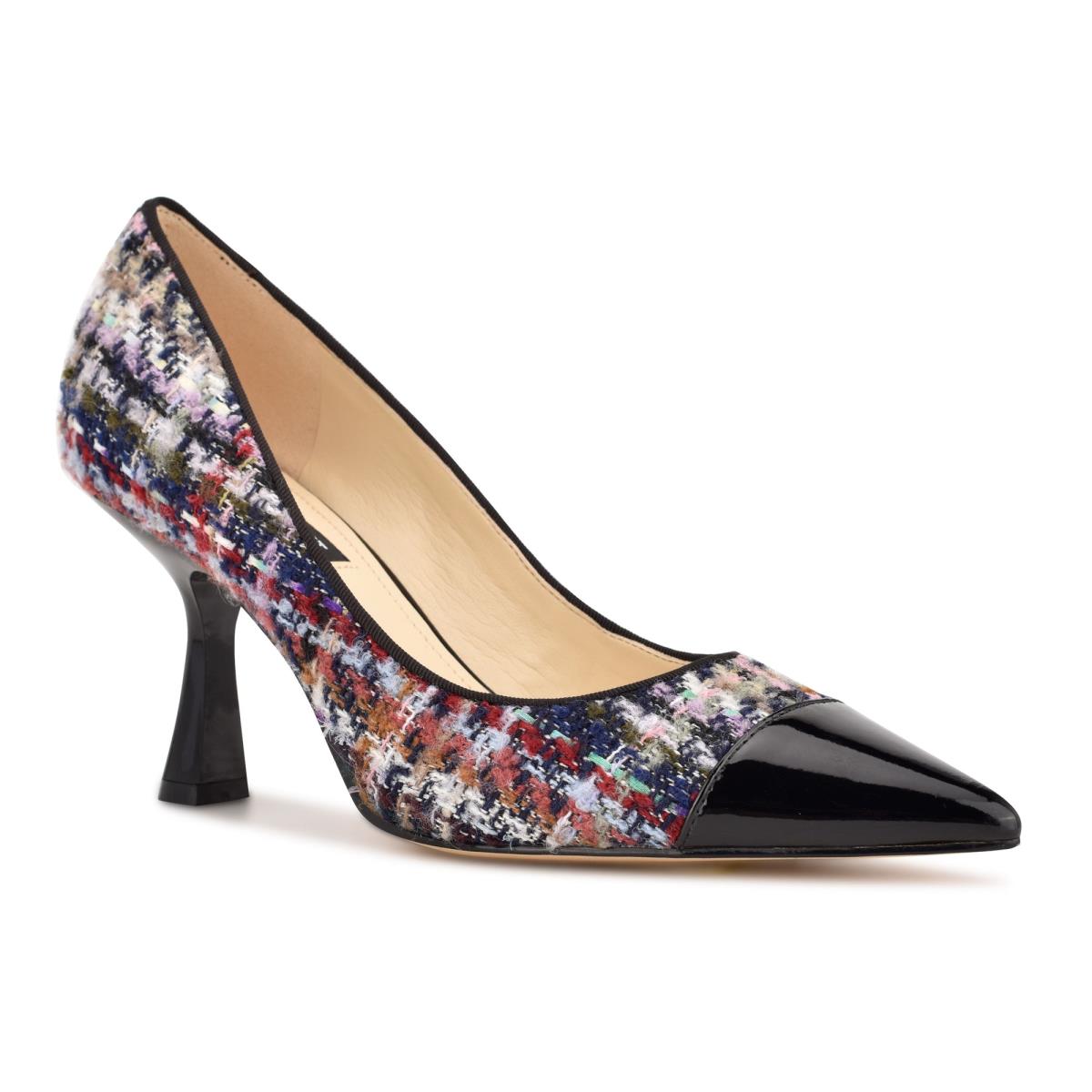 Escarpins Nine West Hippa Pointy Embout Femme Bleu Multicolore | 6917CUNZT