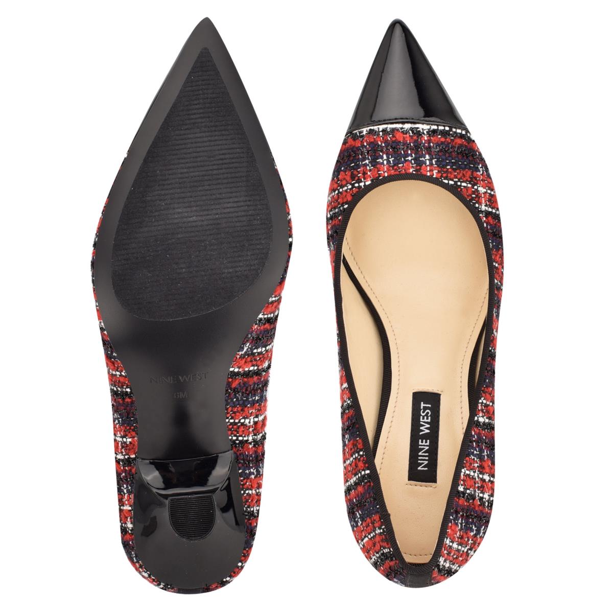 Escarpins Nine West Hippa Pointy Embout Femme Rouge | 9075COANP