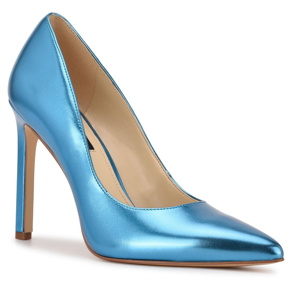 Escarpins Nine West Tatiana Pointy Embout Femme Bleu Clair | 2460RXCET