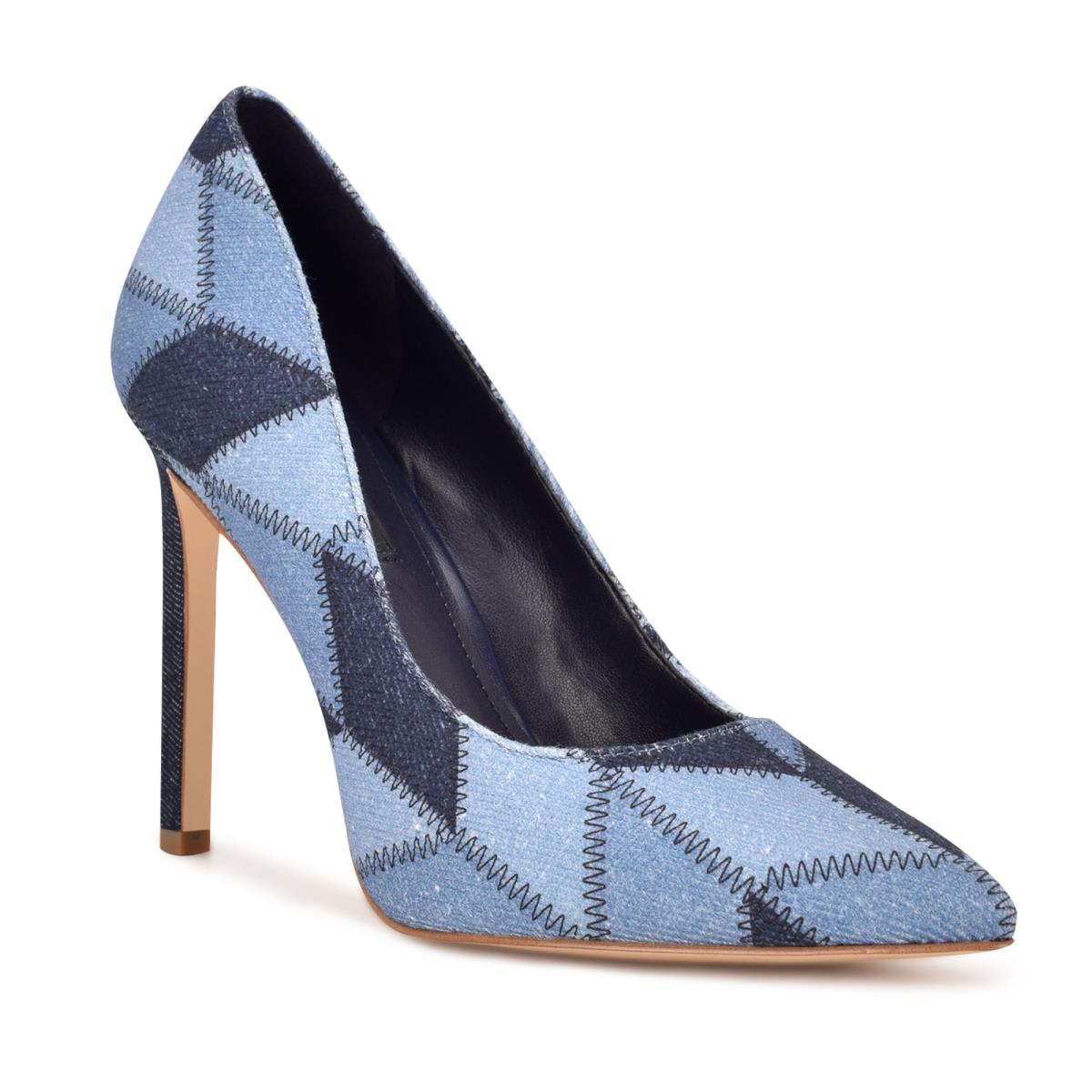 Escarpins Nine West Tatiana Pointy Embout Femme Bleu | 4927WUGBE