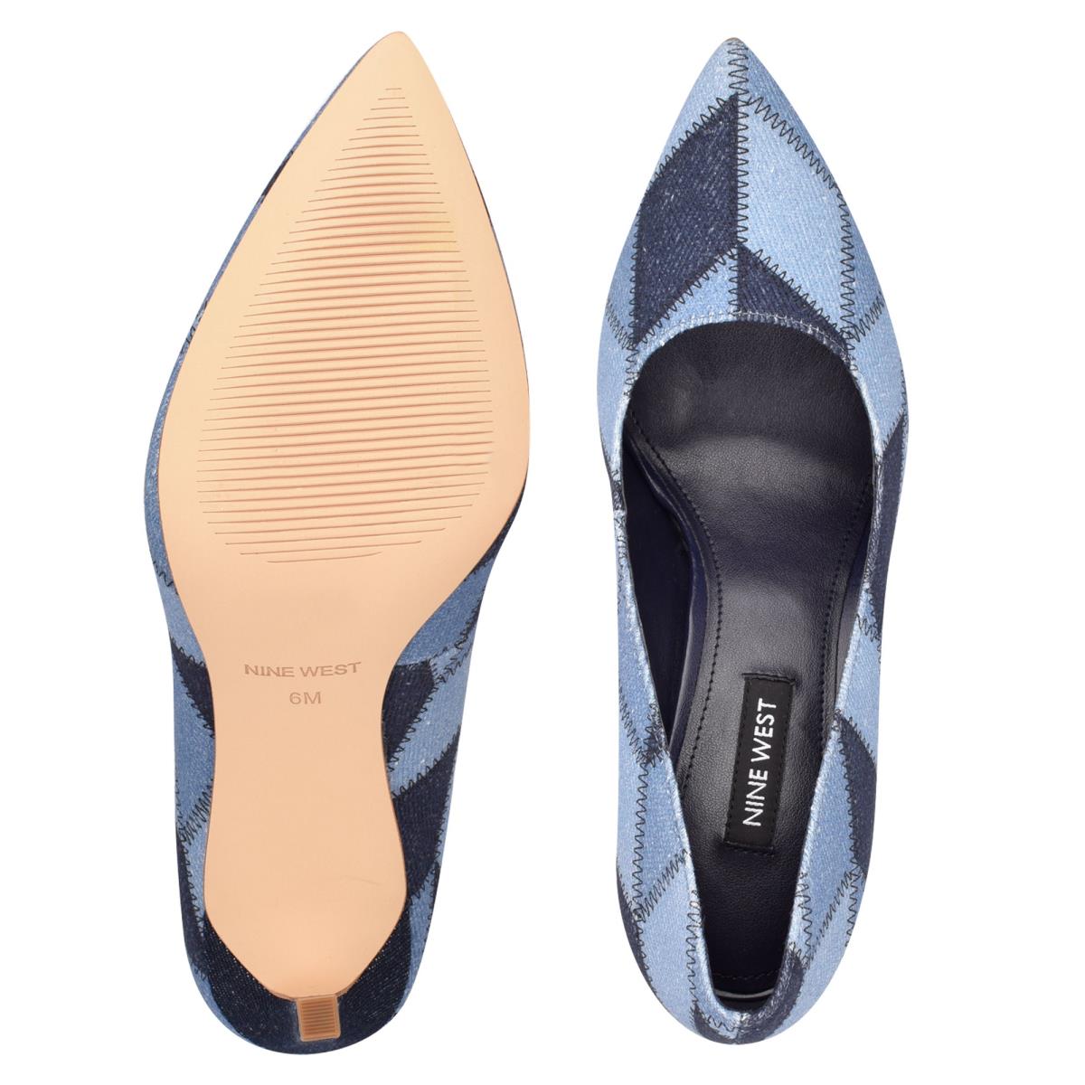 Escarpins Nine West Tatiana Pointy Embout Femme Bleu | 4927WUGBE