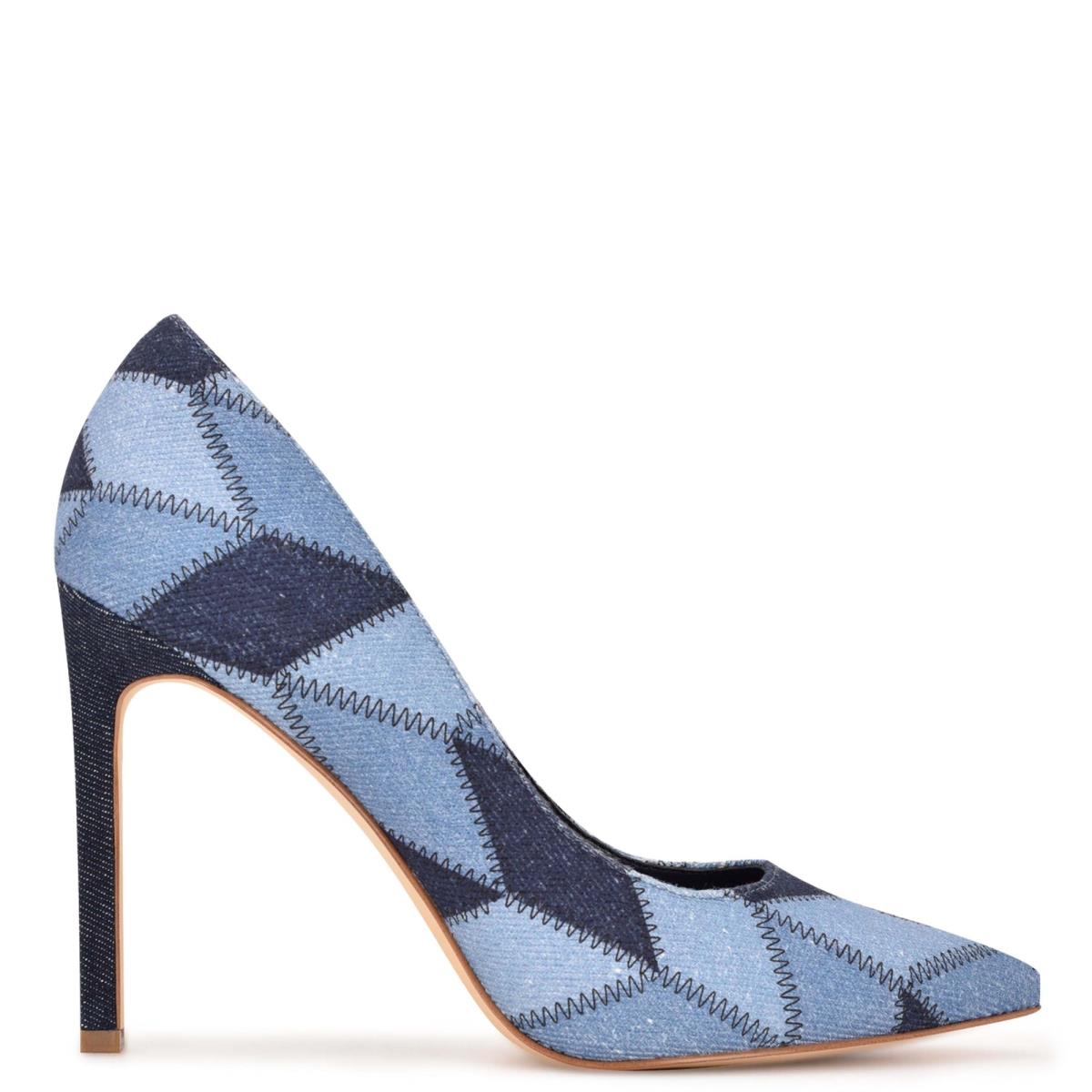 Escarpins Nine West Tatiana Pointy Embout Femme Bleu | 4927WUGBE