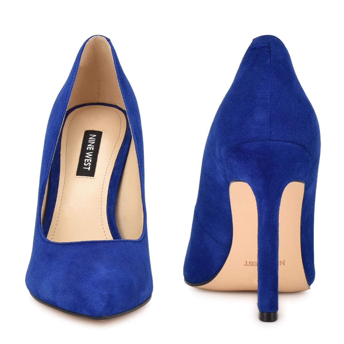 Escarpins Nine West Trendz Pointy Embout Femme Bleu Foncé | 3269QOIPC