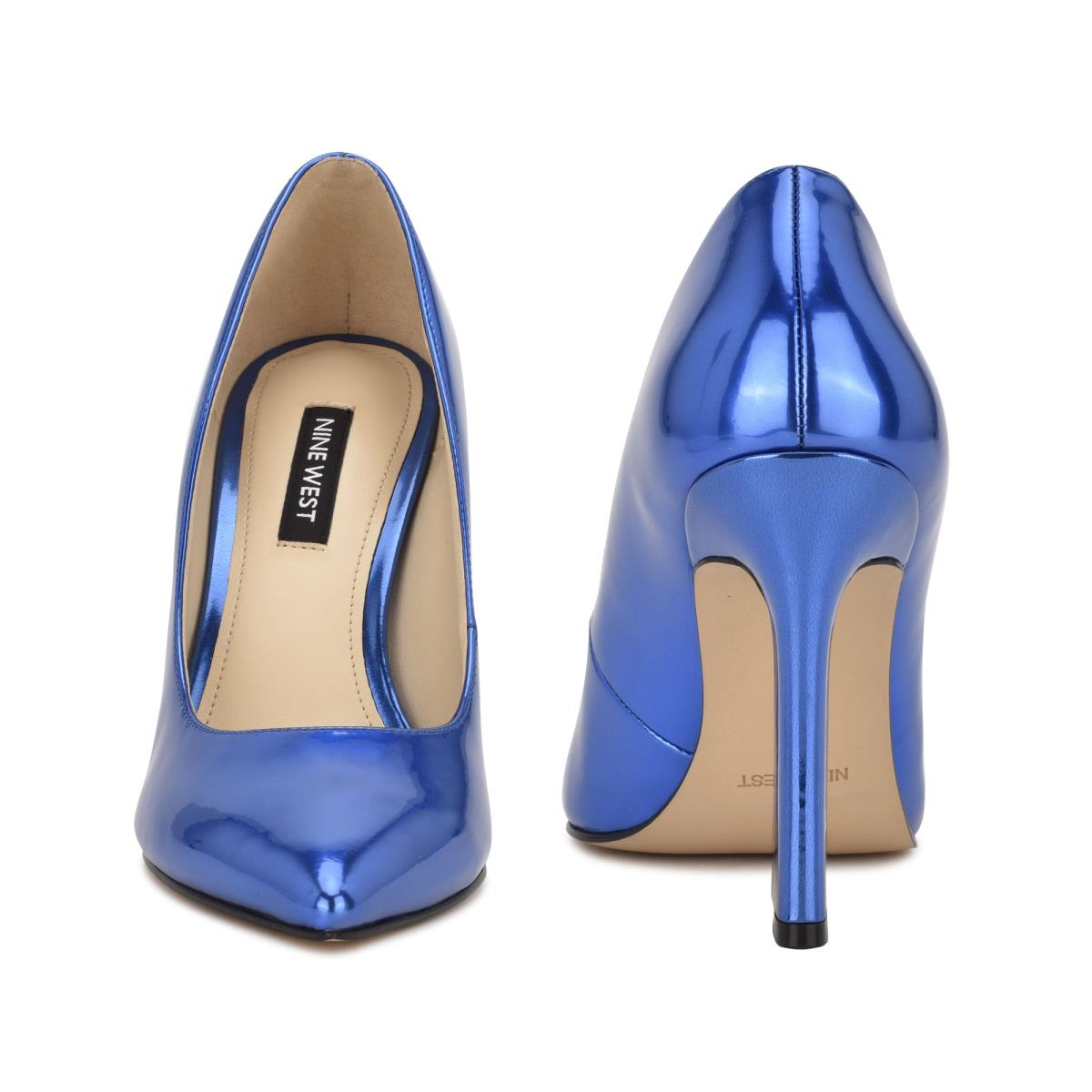 Escarpins Nine West Trendz Pointy Embout Femme Bleu | 7432BYFIN