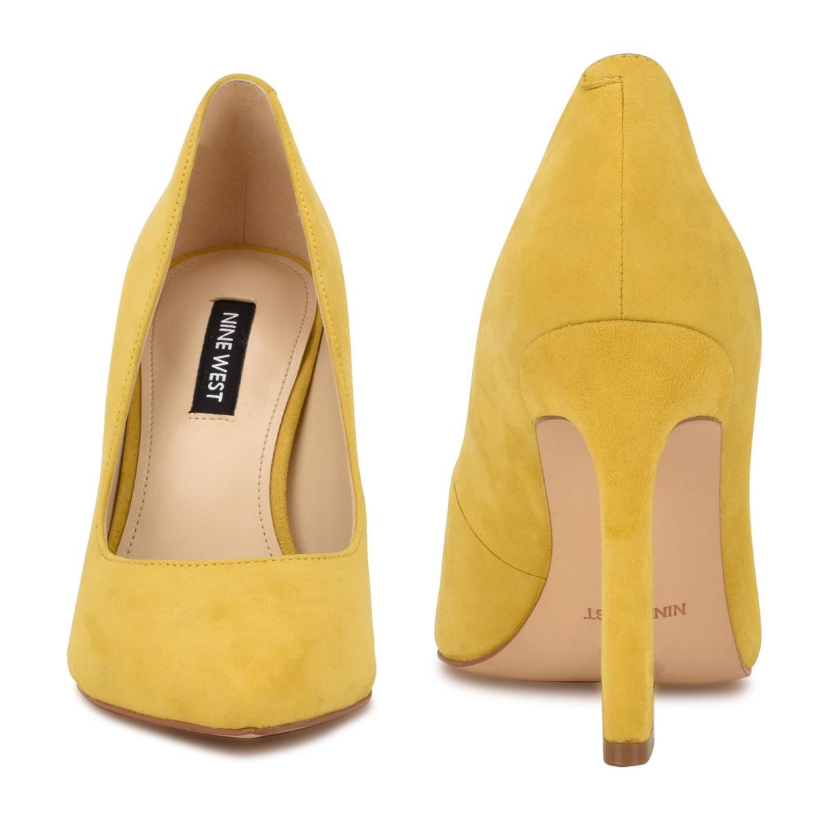 Escarpins Nine West Trendz Pointy Embout Femme Jaune | 8547BUXKC