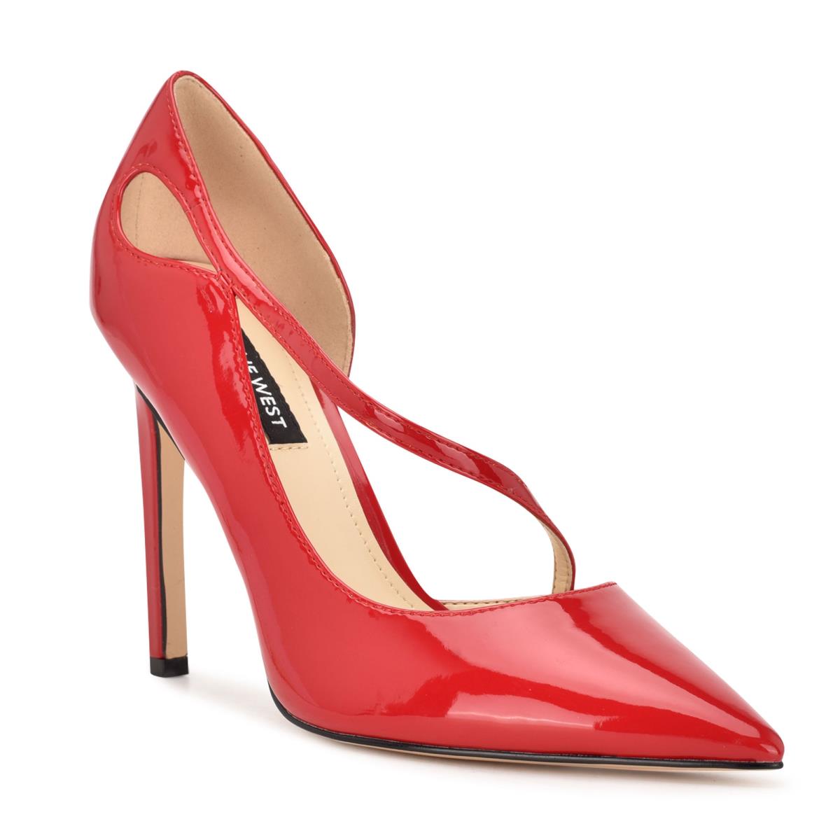 Escarpins Nine West Twirl Pointy Embout Femme Rouge | 0347QCMAD