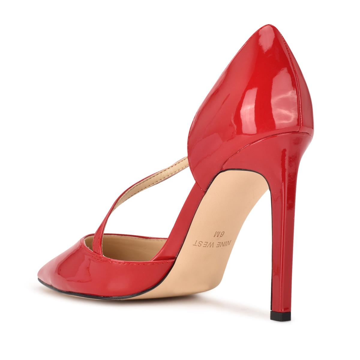 Escarpins Nine West Twirl Pointy Embout Femme Rouge | 0347QCMAD