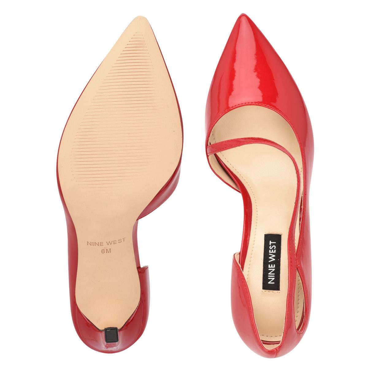 Escarpins Nine West Twirl Pointy Embout Femme Rouge | 0347QCMAD