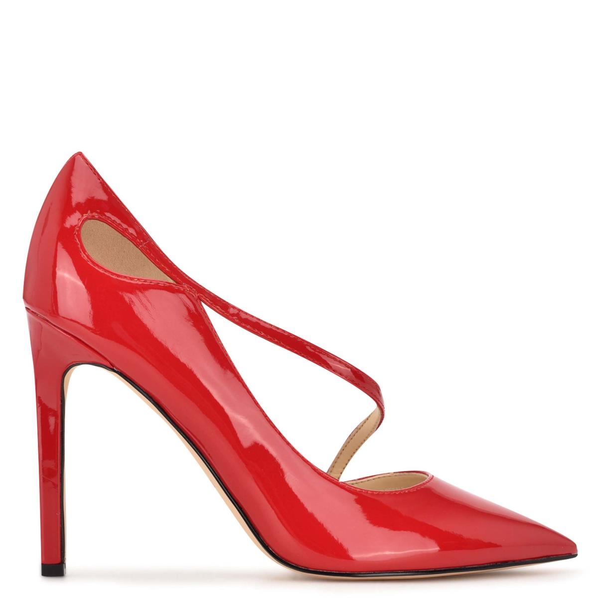 Escarpins Nine West Twirl Pointy Embout Femme Rouge | 0347QCMAD