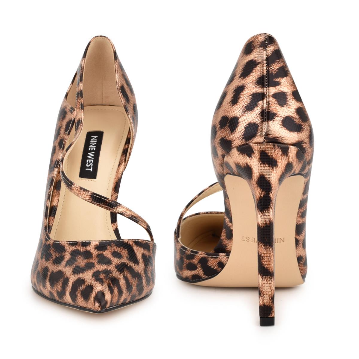 Escarpins Nine West Twirl Pointy Embout Femme Leopard | 7359MVOTR