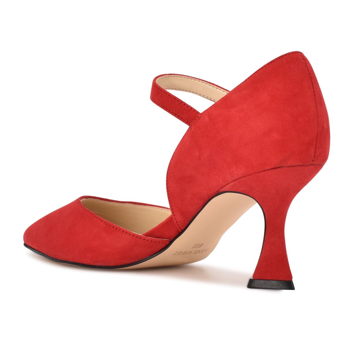 Escarpins Nine West Wanah Pointy Embout Femme Rouge | 5093FZLWB