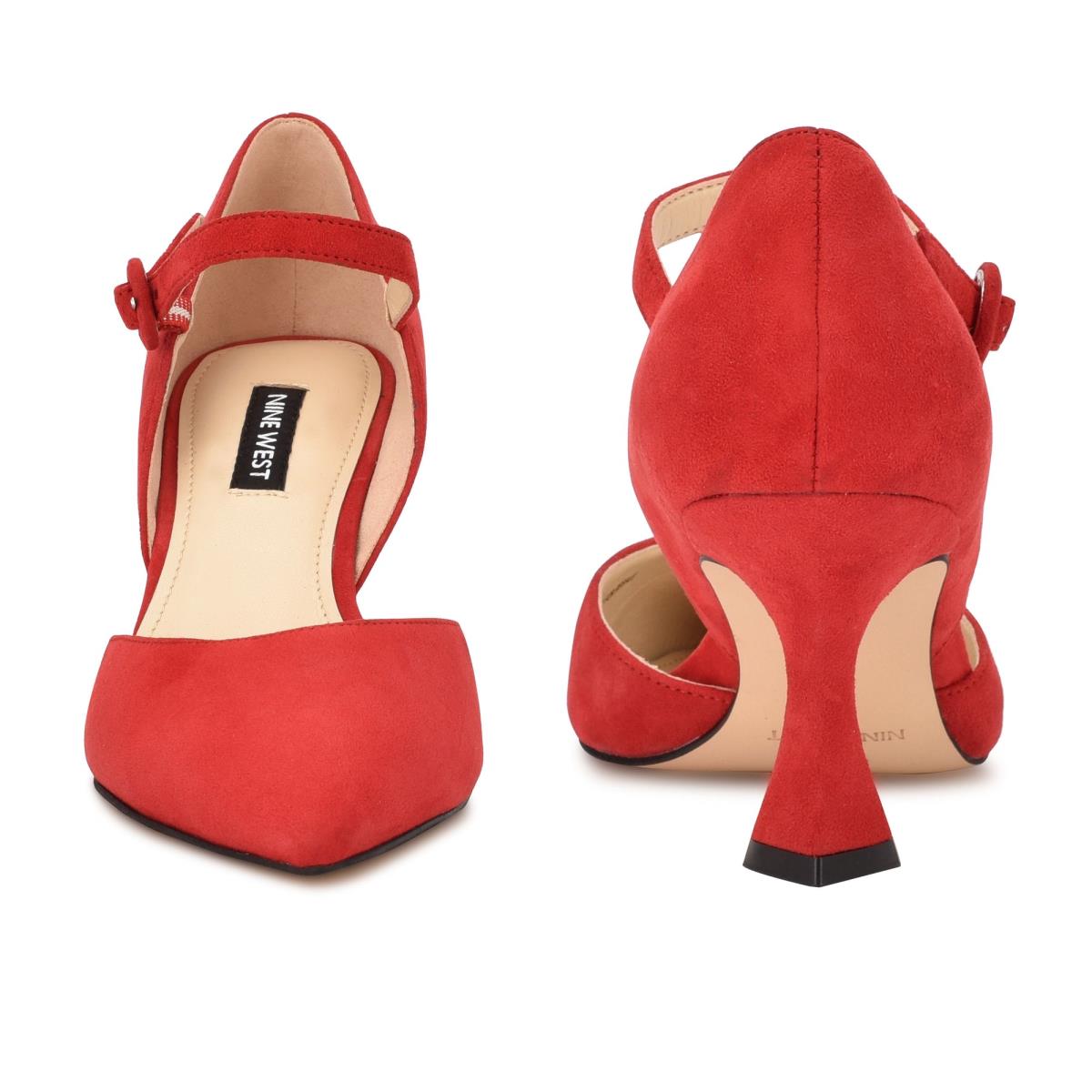 Escarpins Nine West Wanah Pointy Embout Femme Rouge | 5093FZLWB