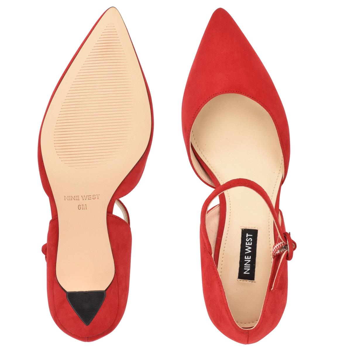 Escarpins Nine West Wanah Pointy Embout Femme Rouge | 5093FZLWB