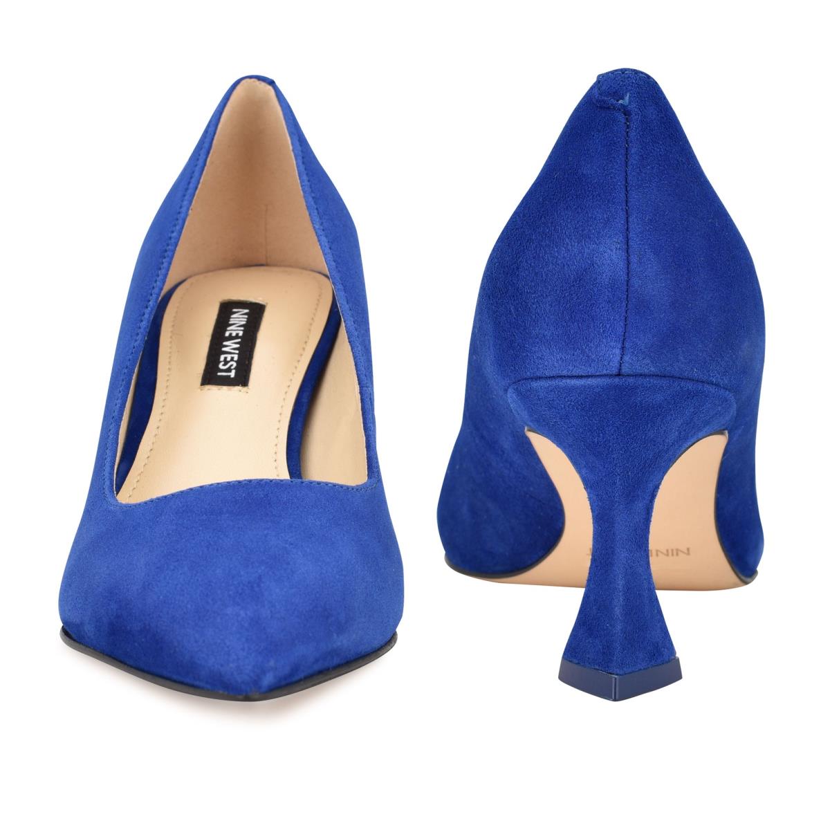 Escarpins Nine West Workin Pointy Embout Femme Bleu Foncé | 9021XHUWB