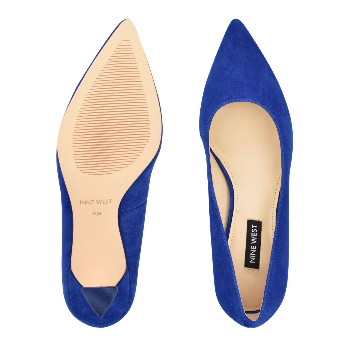 Escarpins Nine West Workin Pointy Embout Femme Bleu Foncé | 9021XHUWB