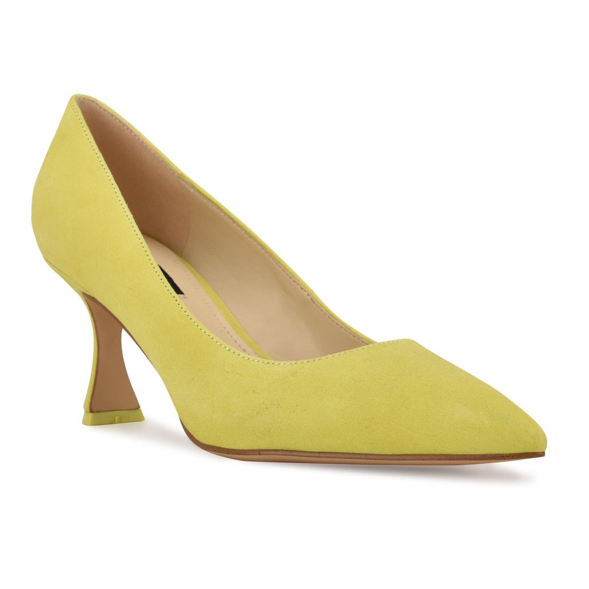 Escarpins Nine West Workin Pointy Embout Femme Jaune | 9481JKFCQ