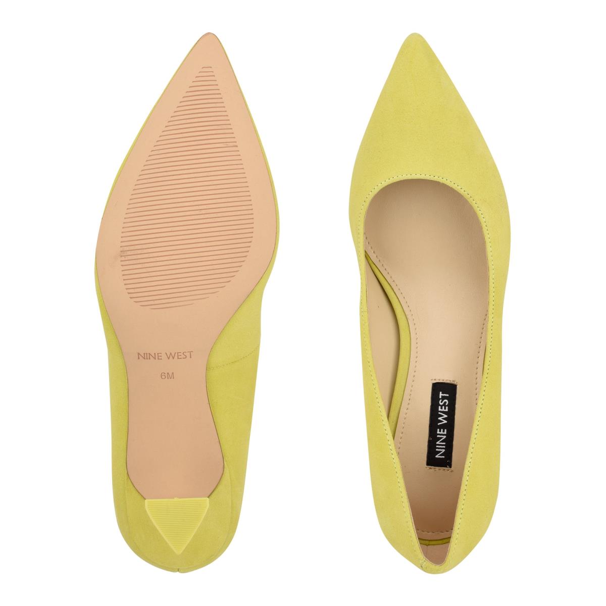 Escarpins Nine West Workin Pointy Embout Femme Jaune | 9481JKFCQ