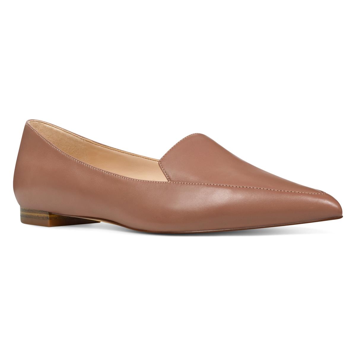 Flats Nine West Abay Smoking Femme Beige | 2615WZOHU