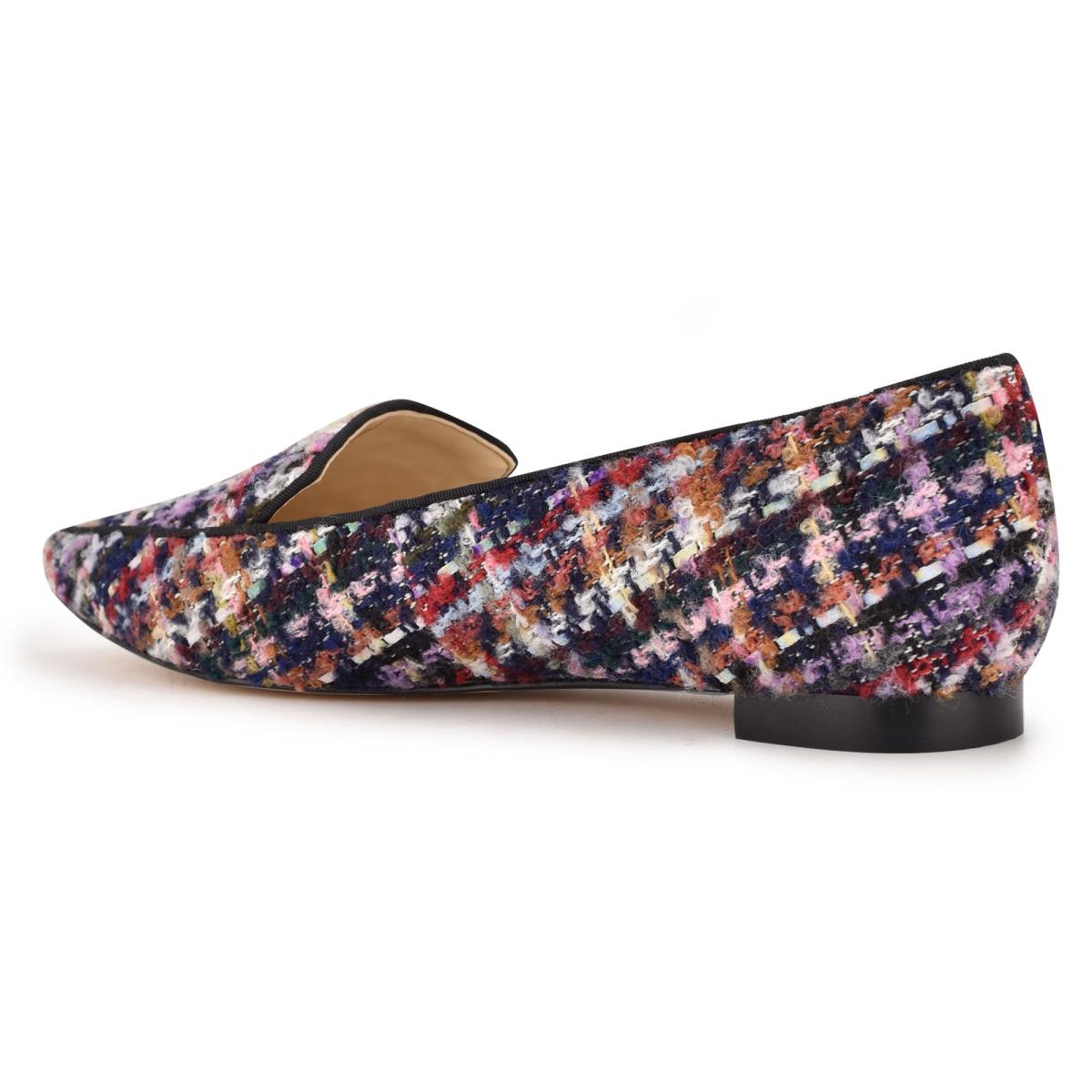 Flats Nine West Abay Smoking Femme Bleu Multicolore | 0671CDNTK