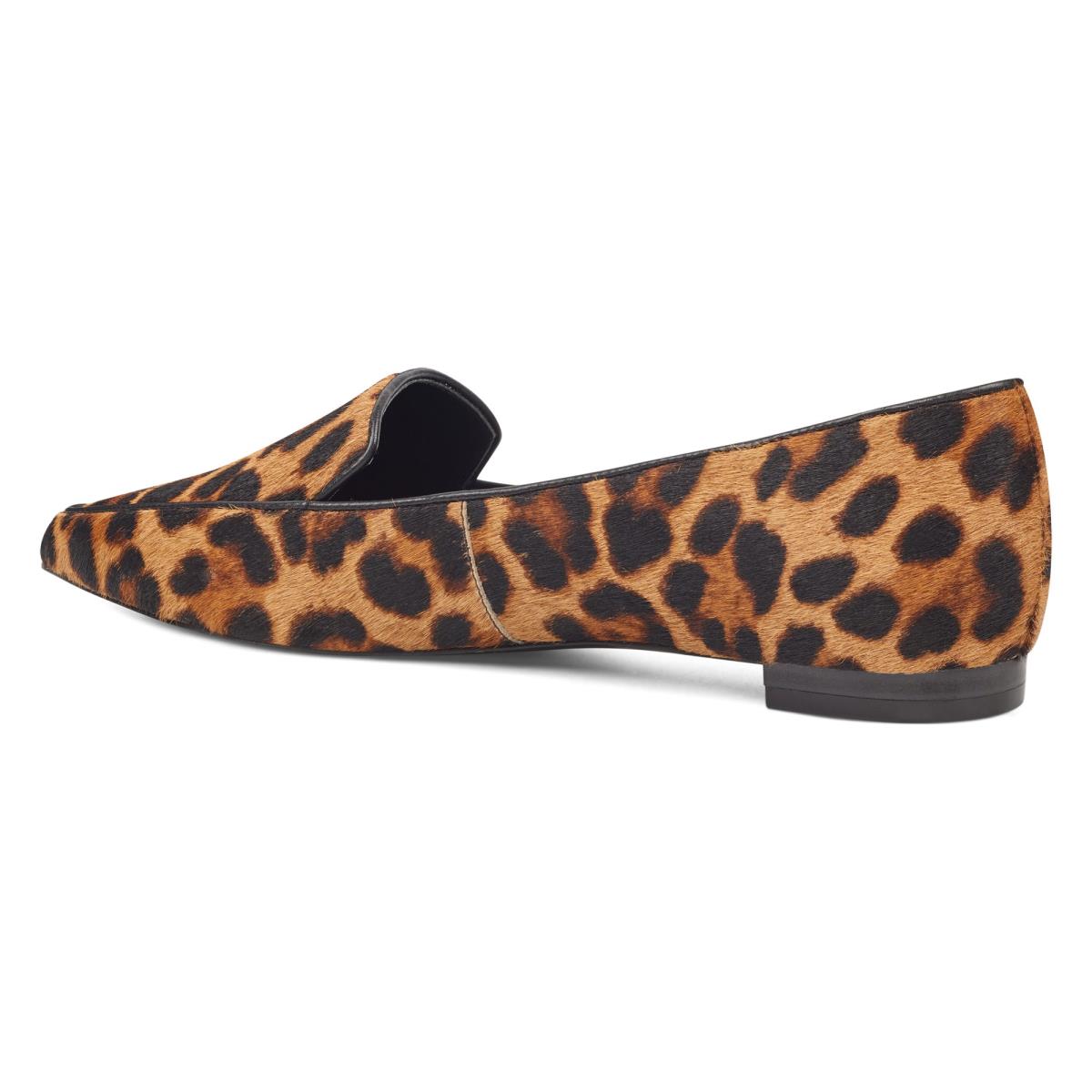 Flats Nine West Abay Smoking Femme Leopard | 9501KIFPX