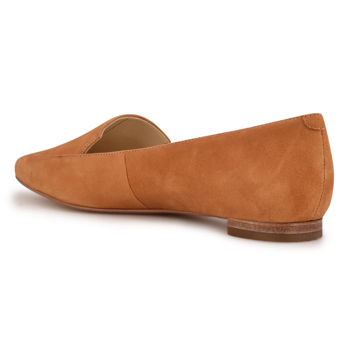 Flats Nine West Abay Smoking Femme Moutarde | 3829ZGMVK