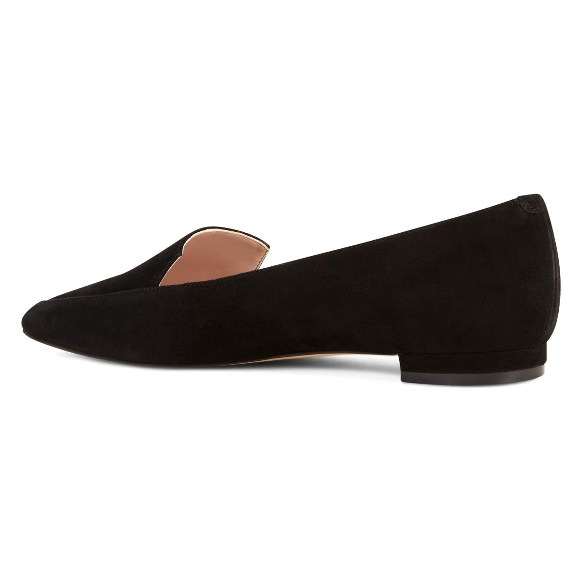 Flats Nine West Abay Smoking Femme Noir | 0642TMRAN