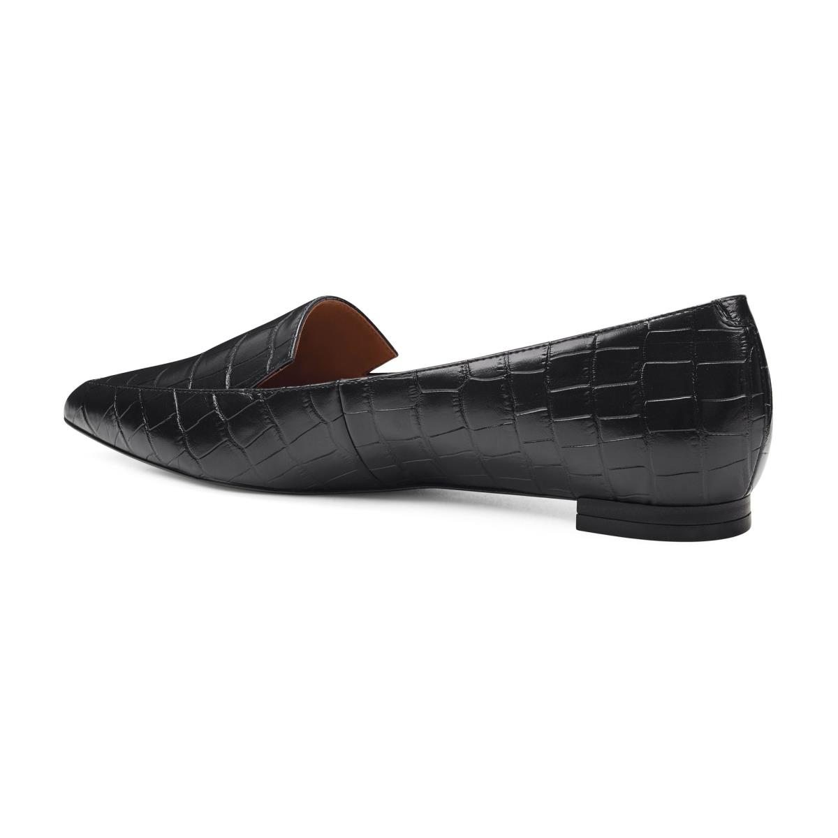 Flats Nine West Abay Smoking Femme Noir | 4803IYZND