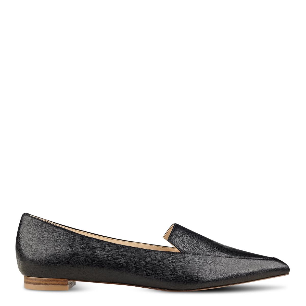 Flats Nine West Abay Smoking Femme Noir | 6981JWCZK