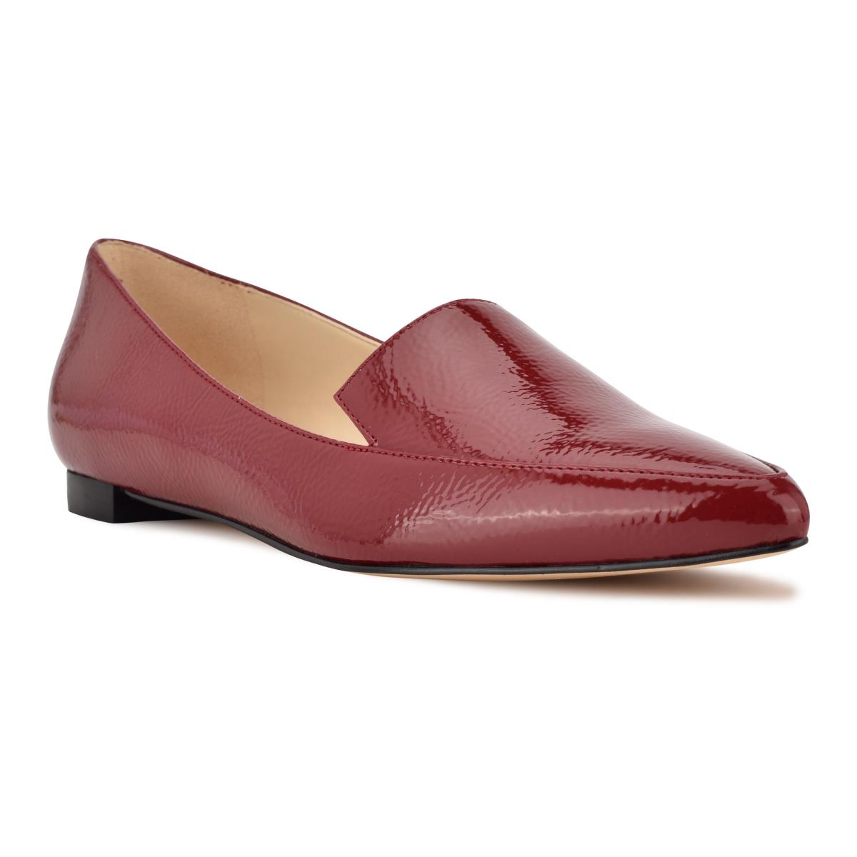 Flats Nine West Abay Smoking Femme Rose | 2634ZRDCA