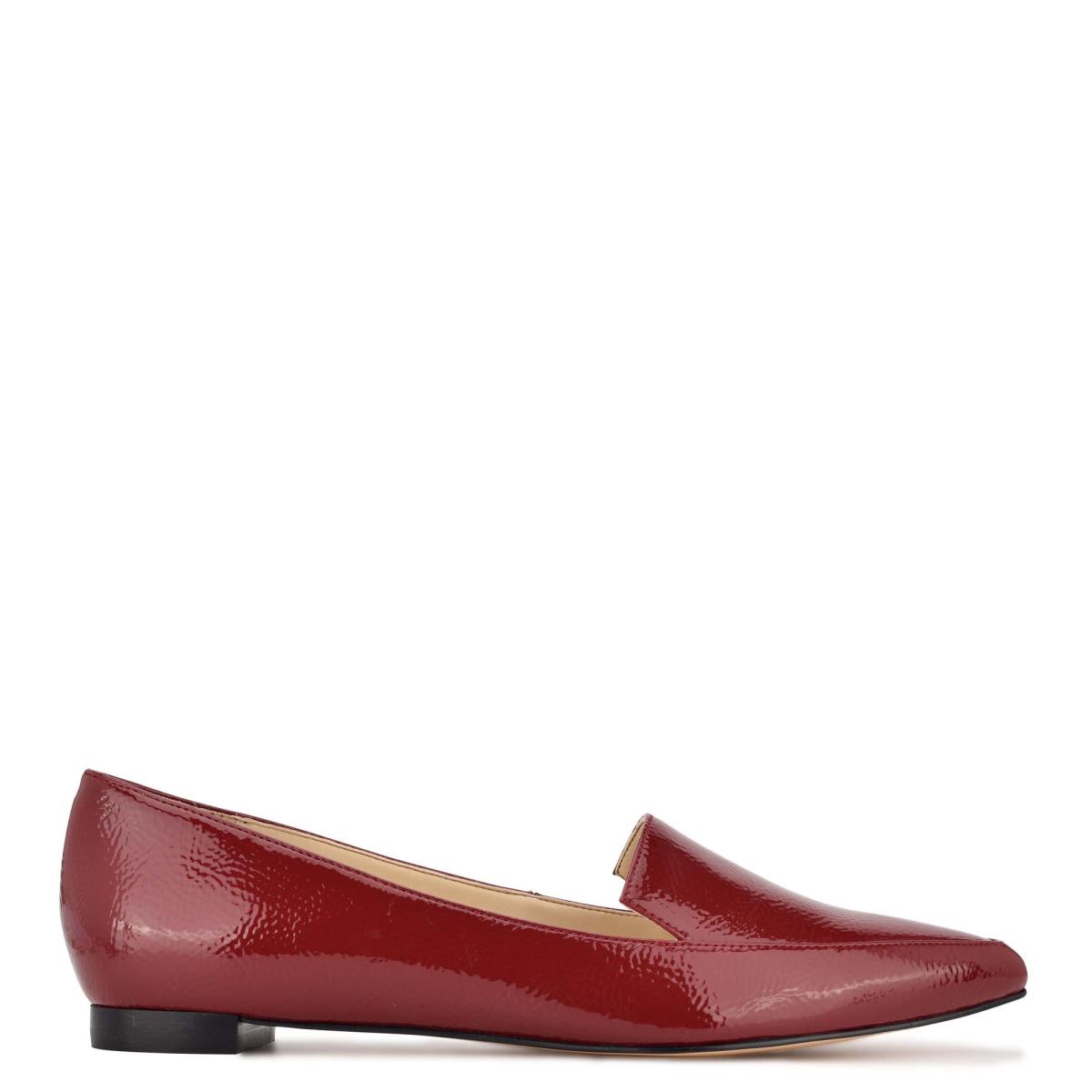 Flats Nine West Abay Smoking Femme Rose | 2634ZRDCA