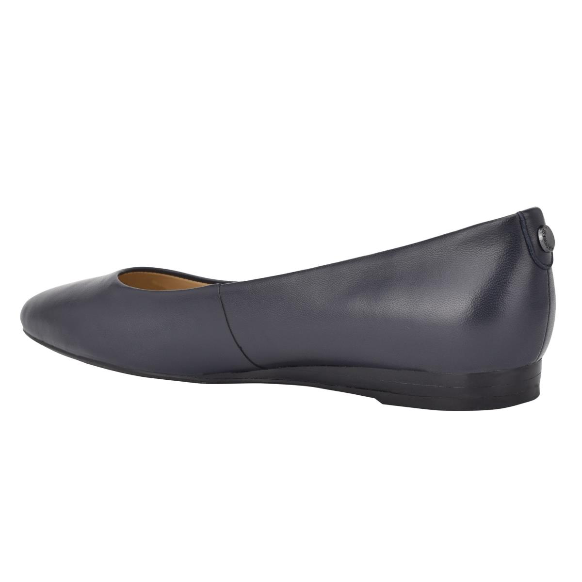 Flats Nine West Ferdi 9x9 Pointy Embout Femme Bleu Marine | 5613EXSZN