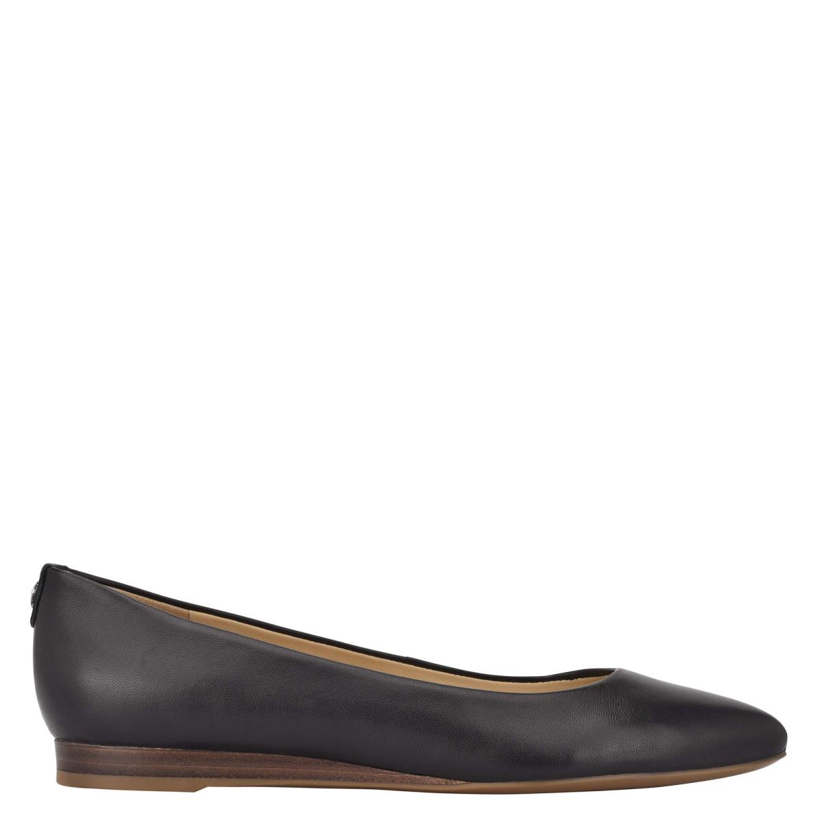 Flats Nine West Ferdi 9x9 Pointy Embout Femme Noir | 7602XSYUW