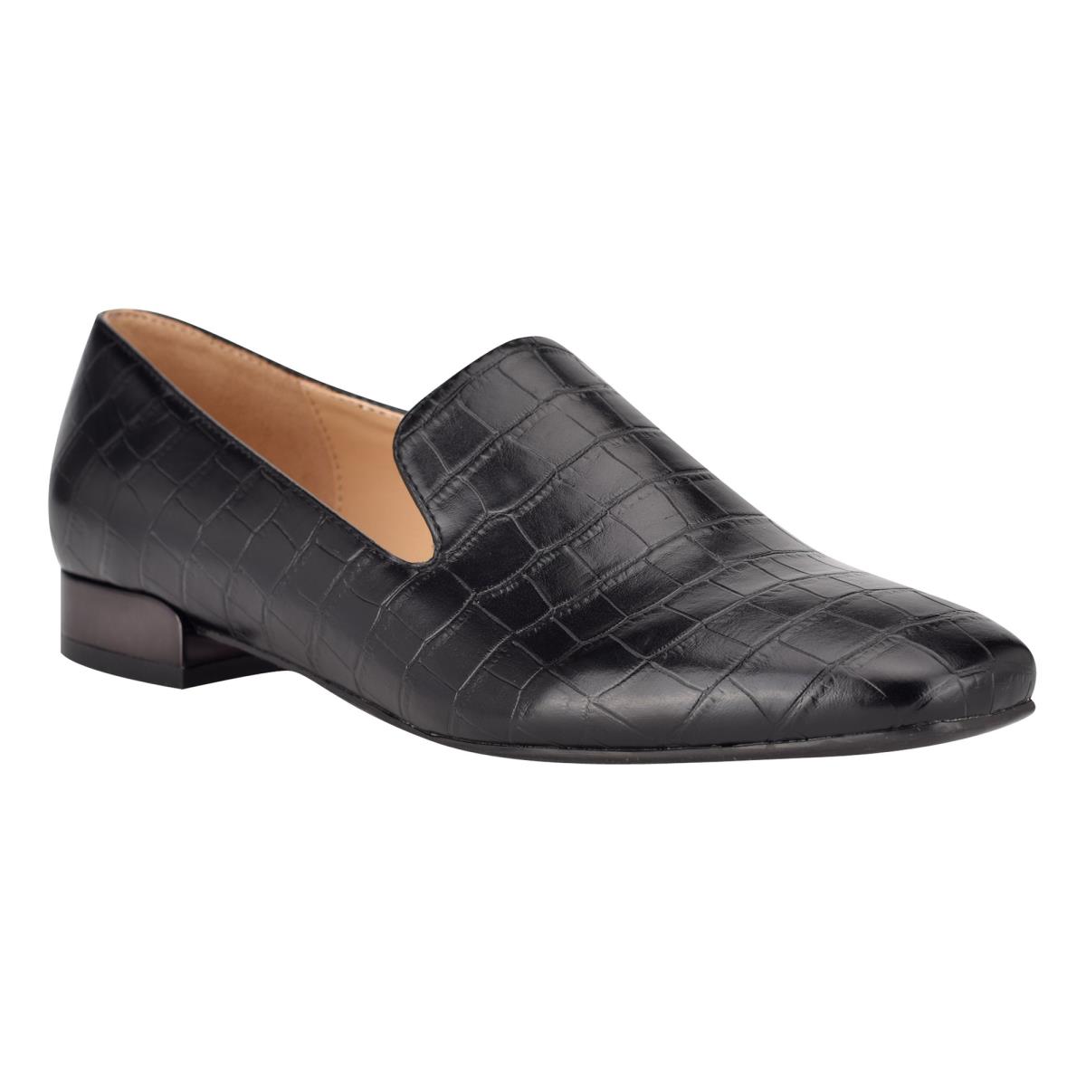 Flats Nine West Lisette Smoking Femme Noir | 8153AXCLS